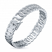 Браслет из белого золота с бриллиантами (изготовление)