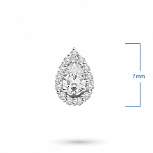 Подвеска из белого золота с бриллиантами (изготовление)