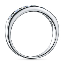 Кольцо из белого золота c бриллиантами