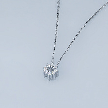 Подвеска из белого золота с бриллиантами (изготовление)