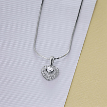 Подвеска из белого золота с бриллиантами (изготовление)