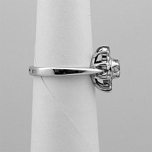 Кольцо из белого золота с бриллиантами (изготовление)