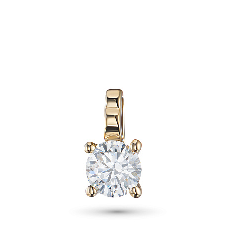 Подвеска из желтого золота