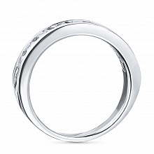 Кольцо из белого золота с бриллиантами (изготовление)