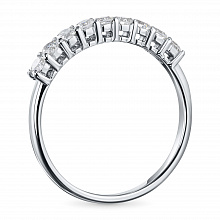 Кольцо из белого золота с бриллиантами (изготовление)