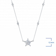 Колье из белого золота с бриллиантами (изготовление)