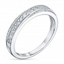 Кольцо из белого золота с бриллиантами (изготовление)