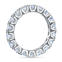 Кольцо из белого золота (изготовление) с бриллиантом