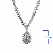 Колье из белого золота с бриллиантами (изготовление)