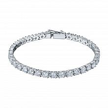 Браслет из белого золота с бриллиантами (изготовление)