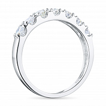 Кольцо из белого золота с бриллиантами (изготовление)