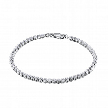 Браслет из белого золота с бриллиантами (изготовление)