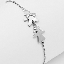 Браслет из серебра с бриллиантом (изготовление)