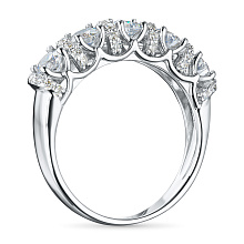 Кольцо из белого золота (изготовление) с бриллиантами