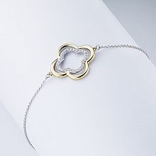 Браслет из белого золота с бриллиантами (изготовление)