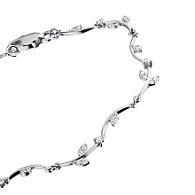 Браслет из белого золота c бриллиантами