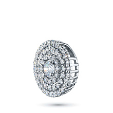 Подвеска из белого золота c бриллиантами