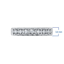 Кольцо из белого золота с бриллиантами (изготовление)