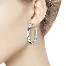 Серьги из серебра (изготовление) с бриллиантами