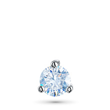 Подвеска из серебра с бриллиантом