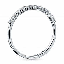 Кольцо из белого золота с бриллиантами (изготовление)