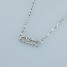 Колье из белого золота с бриллиантами (изготовление)