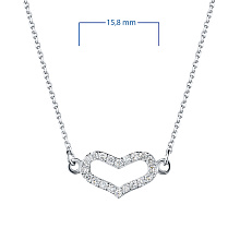 Колье из белого золота с бриллиантами (изготовление)