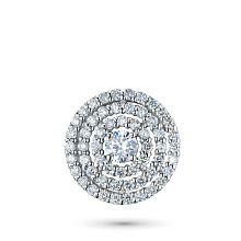 Подвеска из белого золота c бриллиантами