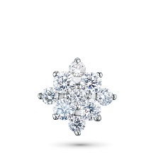 Подвеска из серебра c бриллиантами