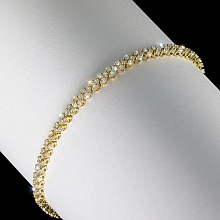 Браслет из желтого золота c бриллиантами