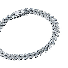 Браслет из белого золота с бриллиантом (изготовление)