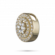 Подвеска из желтого золота (изготовление) с бриллиантами