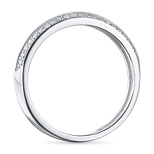 Кольцо из белого золота с бриллиантами (изготовление)