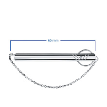 Зажим из серебра (изготовление) с бриллиантом