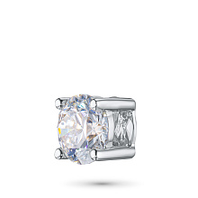 Подвеска из белого золота с бриллиантом