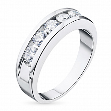 Кольцо из белого золота с бриллиантами (изготовление)