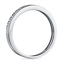 Кольцо из белого золота с бриллиантами (изготовление)