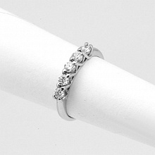 Кольцо из белого золота с бриллиантами (изготовление)