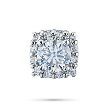 Подвеска из белого золота c бриллиантами