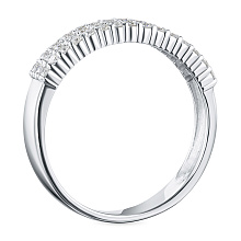 Кольцо из белого золота с бриллиантами (изготовление)