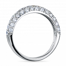 Кольцо из белого золота с бриллиантами (изготовление)