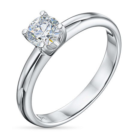 Кольцо из белого золота