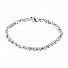 Браслет из белого золота с бриллиантами (изготовление)