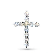 Подвеска из белого золота c бриллиантами