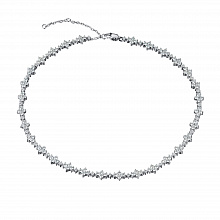 Колье из белого золота с бриллиантами (изготовление)