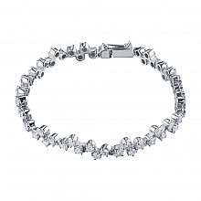 Браслет из желтого золота с бриллиантами (изготовление)