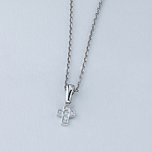 Подвеска из белого золота с бриллиантами (изготовление)