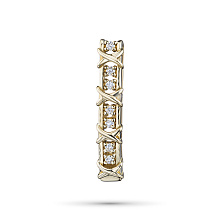 Подвеска из желтого золота (изготовление) с бриллиантами