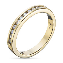 Кольцо из желтого золота c бриллиантами