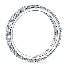 Кольцо из белого золота c бриллиантами